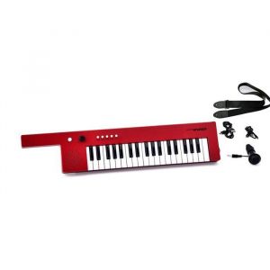 Bigfun Clavier &Eacute;Lectronique Portable 37 Touches Piano Mini Orgue &Eacute;Lectronique Piano Style Clavier Guitare Musicale Rouge