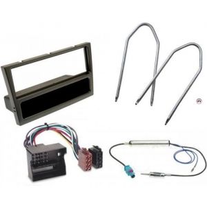 Kit Adaptateur Autoradio 1DIN Opel Agila/Combo C/Corsa C/Meriva/Tigra/Vivaro - Noir