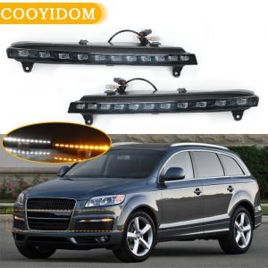 1 paire - Signal de virage dynamique - Cooyidom 1 Paire 12v Led Drl Feux De Jour Pour Audi Q7 2006 2007 2008