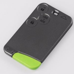 Coque Carte Clé pour Renault Laguna 2 - Plip clé Intelligente télécommande 3 Boutons Phonillico®