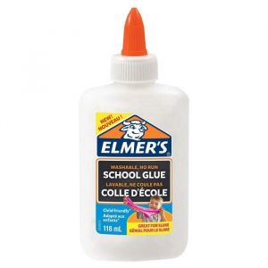 Elmers colle liquide blanche lavable et adapt&eacute;e aux enfants pour travaux manuels ou slime 118 ml