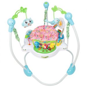 Jumperoo Jungle réglable pour Bébé en plastiques - ERROLVES - Multicolore - Trotteur bébé siège tournant à 360°