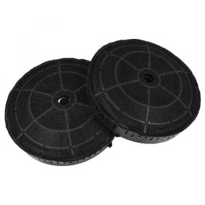 vhbw 2x Filtres à charbon actif compatible avec Elica SHY-S SHIRE Stripe90BK STRIPE WISE VERTIGE hotte aspirante - 172 cm