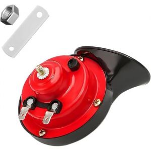 Klaxon escargot universel pour voiture camion moto 12V 110 dB klaxon &agrave; air puissant &eacute;tanche double klaxon de moto convient