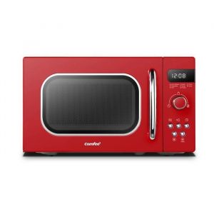 Micro-ondes r&eacute;tro de 20L - COMFEE CMSRO 20 di rd - 800W - Rouge