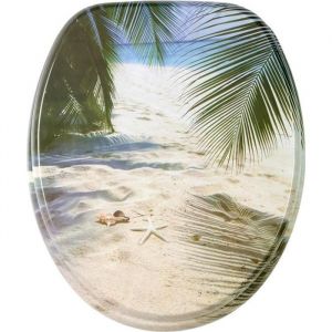 Abattant WC frein de chute soft close Plage
