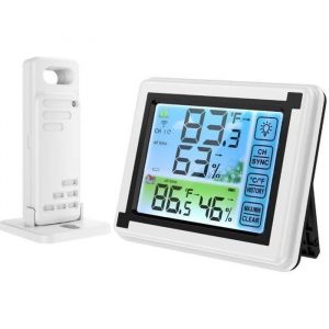 Station météo sans Fil avec capteur Thermomètre Hygromètre Numérique dIntérieur Extérieur Thermo-hygromètre Électronique