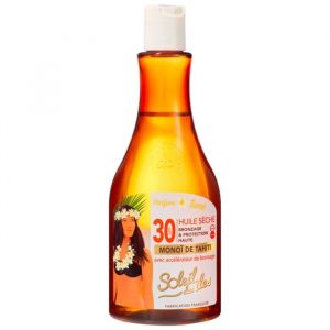 Huile sèche acc. Bronzage Parfum des îles SPF 30