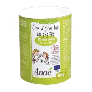 Cire dolive bio - ANAE - 100g - Vegan - Agriculture biologique - Label Ecocert