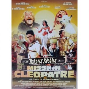 ASTERIX ET OBELIX MISSION CLEOPATRE Affiche Cin&eacute;ma Originale Roul&eacute;e Petit format 54x40cm Chabat Darmon