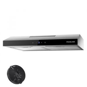 GASLAND SR60SS Hotte aspirante décorative 60cm Cheminée plate Inox Touch Control 3 vitesses Evacuation & recyclage