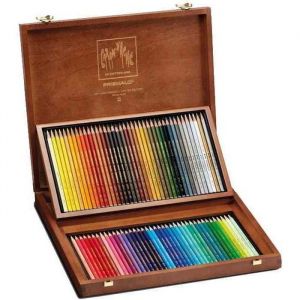 coffret bois de 80 crayons de couleur PRISMALO