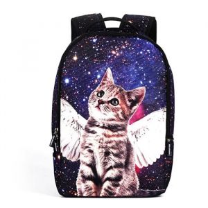 Sac à Dos Chat Mignon Cartable Scolaire mode Loisir Voyages sacs Cartable pour Garçons Filles Enfant femmes Léger dimpression
