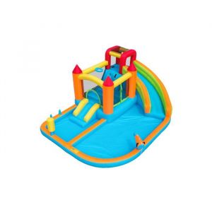 Ch&acirc;teau Gonflable en Plein Air Trampoline pour Enfants TobogganMaison Gonflable Int&eacute;rieure pour F&ecirc;te dAnniversaire