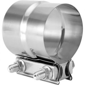 BOYOU Pince de bande de joint de recouvrement collier de serrage pour tuyau d&eacute;chappement universel en acier inoxydable