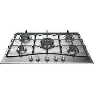 Plaque de cuisson - Hotpoint - PCN 752 T-IX-HAR - Acier inoxydable - 5 zones - Gaz