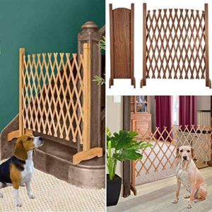 Barrière Extensible - Bois - 90 cm - Réglable - Pour Chien - Intérieur