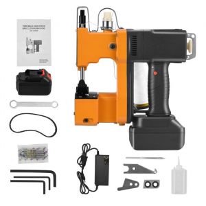 Machine &agrave; Coudre Portable Sac demballage &eacute;lectrique Couture pour Sac tiss&eacute; en peau de serpent Sac en plastique de papier de riz