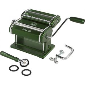 Machine à pâtes - MARCATO - Atlas 150 - Vert - 10 niveaux dépaisseur - Roue à pâtes incluse