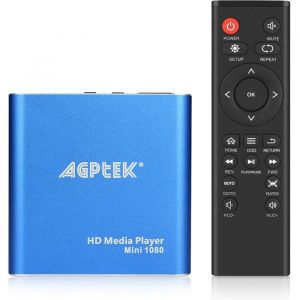 Lecteur multim&eacute;dia portable - SWAPY - Full HD 1080P - Compatibilit&eacute; HDMI & AV - Lecture depuis USB/Disque dur