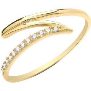 Bague Femme Or 375-1000 avec Oxyde de Zirconium 45423