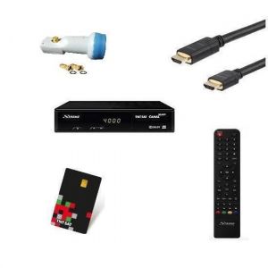 STRONG SRT 7404 Récepteur satellite +câble HDMI + CARTE+ LNB- Haute définition HD ME