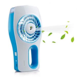 Mini Ventilateur Brumisateur &agrave; Main - Rechargeable par USB - Jusqu&agrave; 7 heures dautonomie
