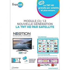 Neotion Cam Fransat Ci Plus Option SFR Sat - Option Bein Sport + Carte illimit&eacute;e