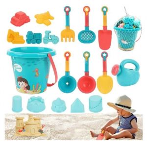 Kit de Jeu de Plage Enfant - - Ensemble de Jouets - Jouet Sable Enfant Plage - Avec Sac