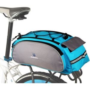 Roswheel Sac/Sacoche vélo Porte Bagages avec sangle dépaule + bande réfléchissante pour VTT cyclisme randonnée de vélo etc