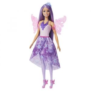 Poup&eacute;e Barbie - AUTREMENT - Barbie Fantaisie 3 en 1 - Transformable en f&eacute;e ou sir&egrave;ne - 3 tenues - 3 ans+