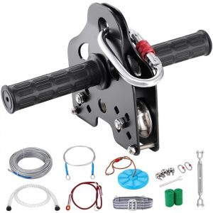 Kit de Tyrolienne - DUOKU - 60 Pieds - Installation Rapide - Pour Enfants et Adultes - Mixte