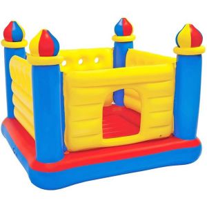 Trampoline gonflable - Intex - Jump-O-Lene - Château Fort - Sans Phtalates - 3 ans et plus