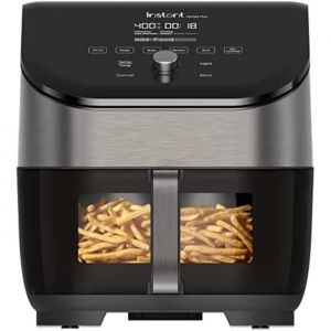 Air Fryer - Instant Pot - Vortex Plus 57 Litres avec Vitre Transparente 6 en 1 - Puissance 1700w  - Acier inoxydable