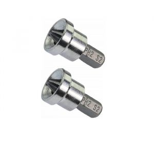 Lot de 2 Embouts de Vissage Spécial pour Plaques de Plâtre/Placo/ PH2x25mm 1/4 pour Vis Cruciforme à Empreinte Phillips PH2
