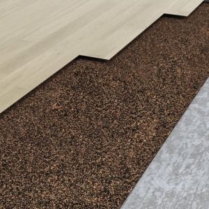 Rouleau de liège en caoutchouc - ALOMEJOR - 100x200 cm - 2 mm - Isolation durable - Écologique