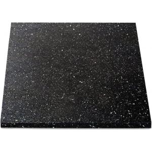 Tapis anti-vibration 60 x 60 cm 1 cm dépaisseur dalle anti-vibrations découpable pour machine à laver et sèche-linge