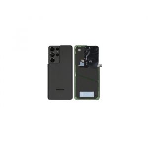 Original Cache Batterie Vitre Arrière Phantom Black pour Samsung Galaxy S21 Ultra 5G G998 GH82-24499A
