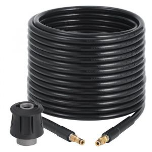 ®RisingFF Tuyau de nettoyeur haute pression de 20 m tuyau de vidange flexible pour Kärcher K2 K3 K4 K5 K6 K7 avec connecteur M22