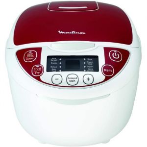 Moulinex Multicuiseur 12 Programmes, Cuiseur Riz, Cuiseur Vapeur, Capacité 5L, Puissance 750W, Cuve Antiadhésive Amovible, Technolog