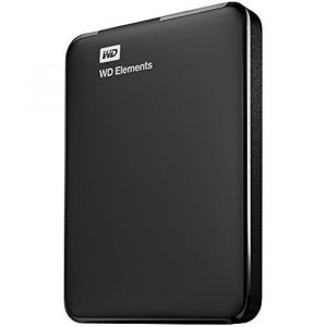 Disque dur externe - WESTERN DIGITAL - WD 1To - USB 3.0 - 25 pouces - Portable Noir