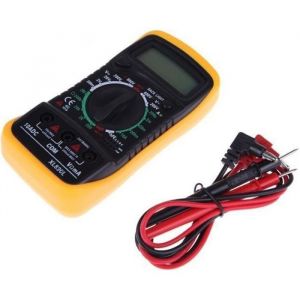 Ohmmètre Multimètre Numérique Voltmètre Ampèremètre Tester XL830L Jaune