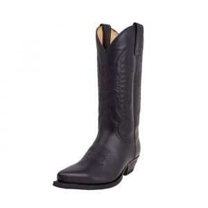 Santiags Femmes/Hommes Sendra en cuir Ref 17028 Noir