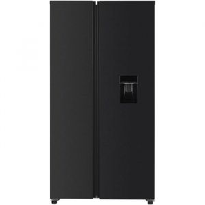 Réfrigérateur Américain PKM - SBS400EBIXWDAZ - NO FROST - Noir - Distributeur Eau  Sans Raccord