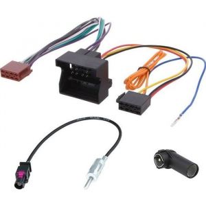 Kit Adaptateurs pour Citroen Peugeot pour installer un autoradio avec prises ISO sur un véhicule avec une prise Quadlock