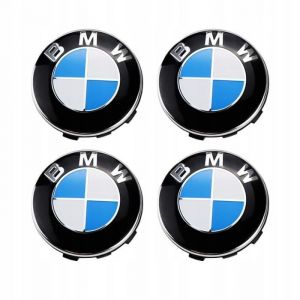 juxinchang - 4 x Caches Moyeu Centre Roue 56mm BMW bleu blanc Logo Enjoliveur