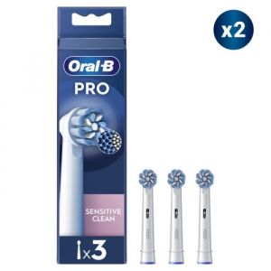 Oral-B Pro Sensitive Clean - 6 Brossettes - Brossettes ultra douces pour les gencives sensibles