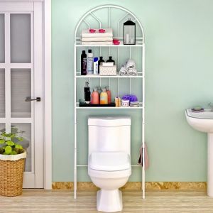 Armoire de rangement pour salle de bain - QUIIENCLEE - Colonne - Blanc - Métal - 62x34x117cm