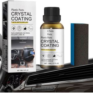1pcs Nettoyant Voiture InterieurCrystal Coating Plastique Cuir R&eacute;novation Rev&ecirc;tementRenovateur Plastique Restaurateur Plastique