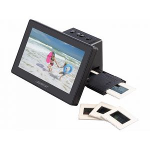 Scanner de diapositives & n&eacute;gatifs - Somikon - SD-1100 - 25 Mpx - &Eacute;cran IPS 178 cm - R&eacute;solution 4300 dpi